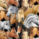 BTX Yellowstone Packed Horses - 1447699B Multi - Cotton Fabric