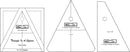 Bloc Loc Triangle In A Square Set 3 Inch - TIS-3