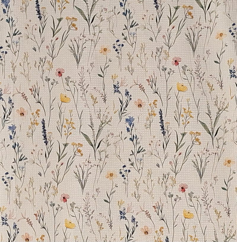 CFC Pointelle Textured Knit Digital Floral - FT202503136 - Dress & Apparel Fabric