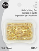CHK 1-1/2in Quilters Brass Safety Pins - 1465D