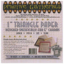 CHK 1 In. Triangle Paper For Charms - PRI-226 - Notions