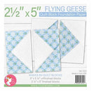 CHK 2.5in x 5in Flying Geese Quilt Block Foundation Paper - ISE-7013