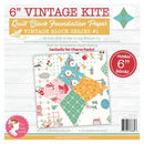 CHK 6" Vintage Kite Quilt Block - ISE-792