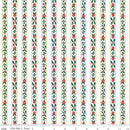 CHK A Pear-fect Christmas French Stripe - C14973-WHITE - Cotton Fabric