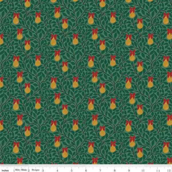 CHK A Pear-fect Christmas Pear Tree - C14975-GREEN - Cotton Fabric