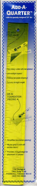 CHK Add-A-Quarter Plus Ruler - CM12