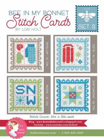 CHK Bee In My Bonnet Stitch Cards - ISE-4024 - Pattern