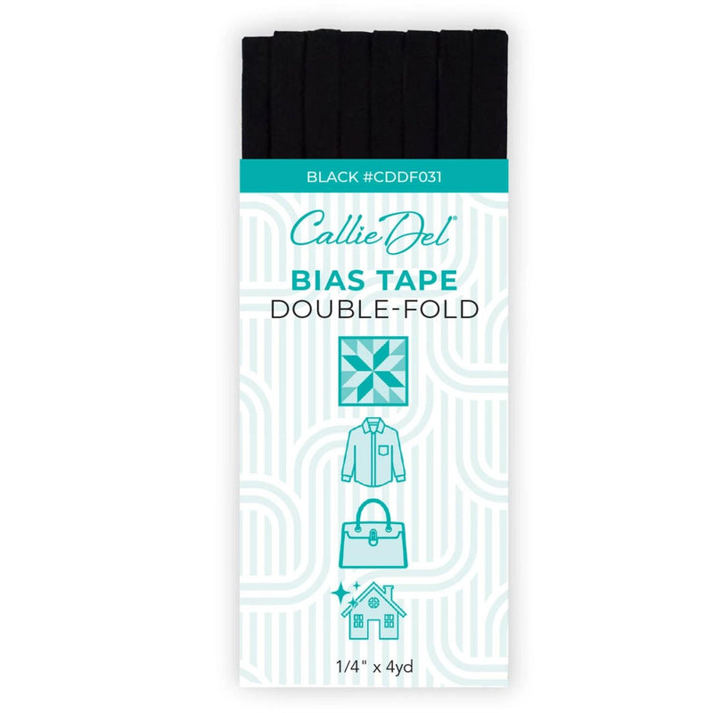 CHK Callie Del Bias Tape Double-Fold - CDDF031 Black