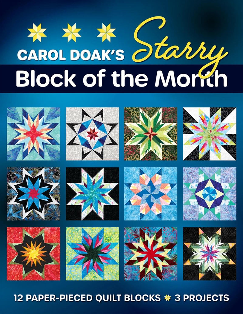 CHK Carol Doak's Starry Block Of The Month - 11622 - Books
