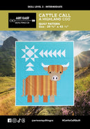 CHK Cattle Call A Highland Cow Quilt Pattern - AECC0525 - Patterns