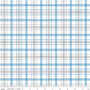 CHK Covered Bridges In Winter Plaid Snow - C18003-SNOW - Cotton Fabric