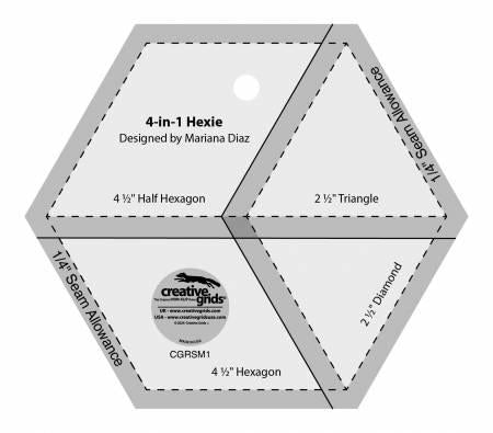 CHK Creative Grids 4 in 1 Hexie - CGRSM1