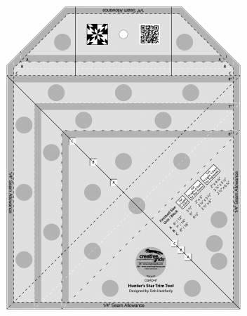 CHK Creative Grids Hunter's Star Trim Tool - CGRDH7