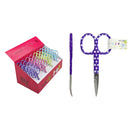 CHK Curved Tip Bright Dots Scissors - M00199-1-099 - Notions