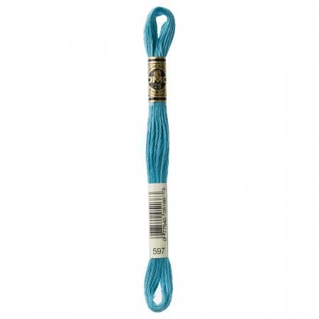 CHK DMC 6 Strand Floss -117UA-597 Turquoise