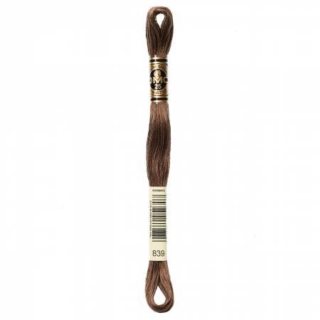 CHK DMC 6 Strand Floss - 117UA-839 - Notions