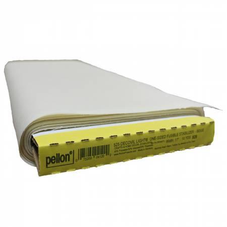 CHK Decovil Light One-Sided Fusible Stabilizer - 17" Wide - Beige - Interfacing