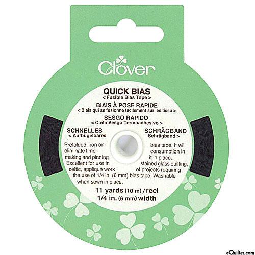 CHK Fusible Quick Bias Black 1/4in 700CV-BLK