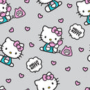 CHK Hello Kitty Telephone Hearts - 80308-A620710 - Cotton Fabric