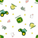 CHK John Deere Tractor Toss - 70169G-550715 - Cotton Fabric
