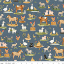CHK Lil' Farm Friends Animals on the Farm - C17941-THUNDER- Cotton Fabric