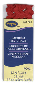 CHK Medium Rick Rack Red - 117401065