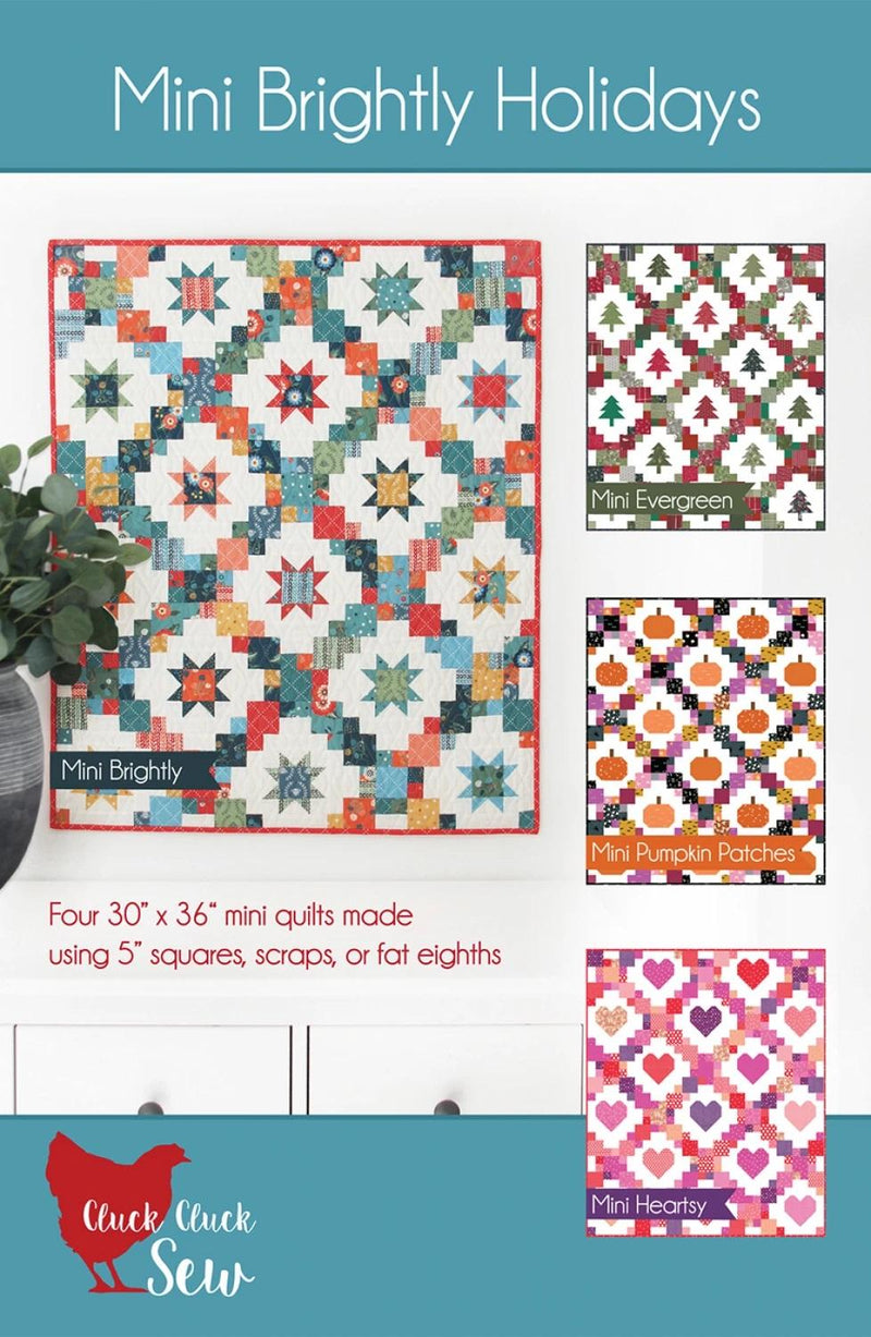 CHK Mini Brightly Holidays Mini Quilt Pattern - CCS219