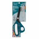 CHK Perfect Scissors 8-1/2in Bent Handle Micro-Serrated Non-Slip Blade - KKB032 Dark Teal - Scissors