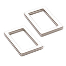 CHK Rectangle Ring Flat 1in Nickel - HAR1RRNTWO