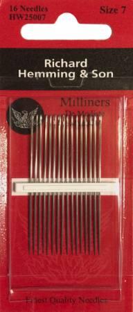 CHK Richard Hemming Milliners Straw Needles Size 7 - HW250-07