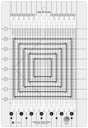 CHK Stripology Quarters Mini Ruler - CGRGE4 - Rulers