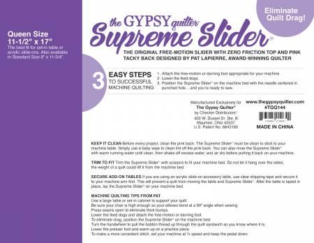 CHK The Gypsy Quilter Supreme Slider - TGQ144