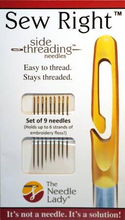 CHK The Needle Lady's Side Threading Needles 9pc - SEN-SR9