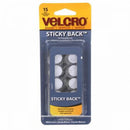 CHK VELCRO® Brand Fastener Sticky Back Coin White 5/8in - 90070V