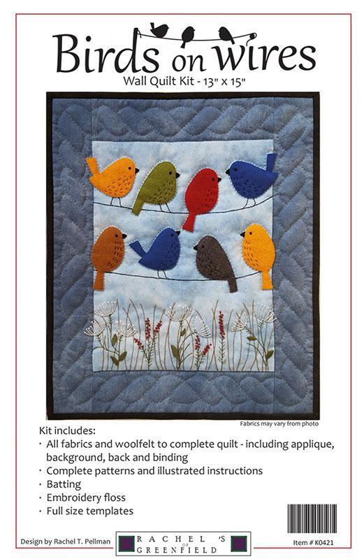 CHK Wall Quilts Birds On Wires - K0421