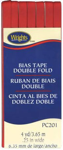 CHK Wrights Double Fold Bias Tape Scarlet - 117201076
