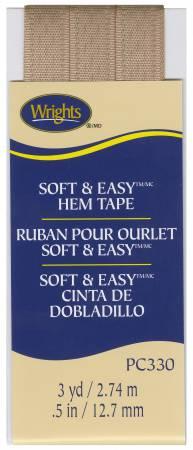 CHK Wrights Soft and Easy Hem Tape Pewter - 117330091 Beige - Notions