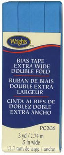 CHK Wrights XWide Double Fold Bias Tape Turquoise - 117206069