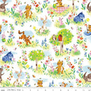CWH 100 Aker Woods Main - C15170-WHITE - Cotton Fabric