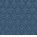 CWH Ambleside Damask - C17113-NAVY - Cotton Fabric