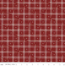 CWH American Honor Plaid - C17093-BARNRED - Cotton Fabric