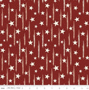 CWH American Honor Stars & Stripes - C17094-BARNRED - Cotton Fabric