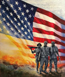 CWH American Honor The Three Soldiers - PD17096-PANEL - Cotton Fabric