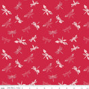 CWH Awakening Libellulas - C17102-CAYENNE - Cotton Fabric