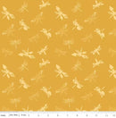 CWH Awakening Libellulas - C17102-GOLD - Cotton Fabric