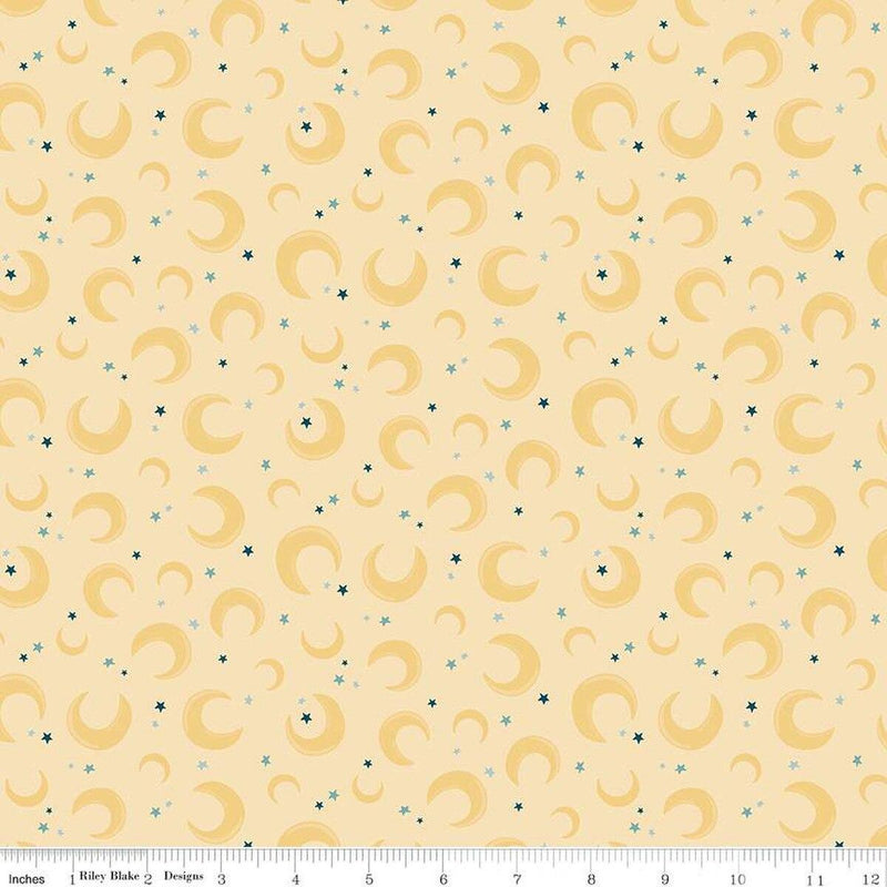 CWH Baby Boy Moons - C16762-YELLOW - Cotton Fabric