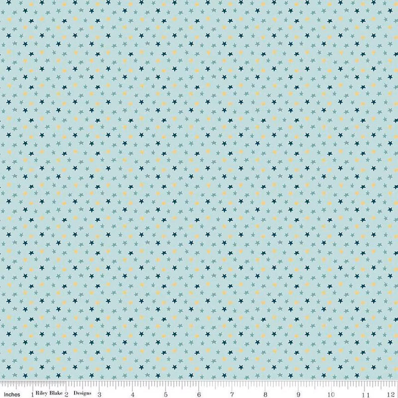 CWH Baby Boy Stars - C16766-BLUE - Cotton Fabric