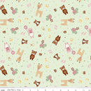 CWH Baby Girl Animals - C16771-MINT - Cotton Fabric
