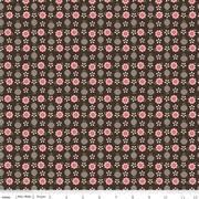 CWH Bee Dots Ida Marie - C14160-RAISIN - Cotton Fabric
