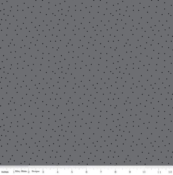 CWH Blackout Dots - C16249-GRAY - Cotton Fabric